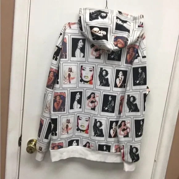 Selena AOP All Over Print Hoodie Mens size Small - Picture 5 of 11